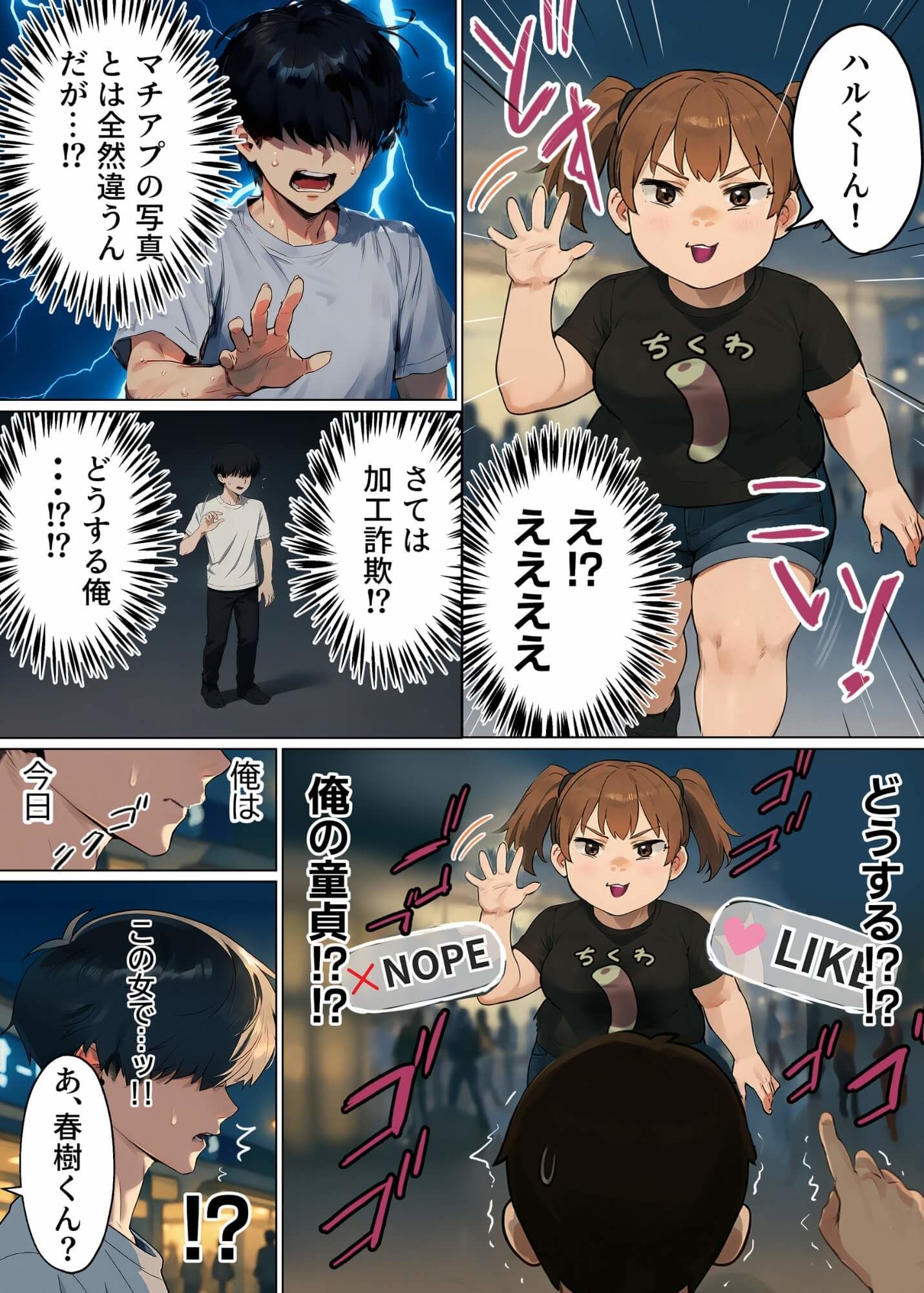 マチアプの写真と違う女登場