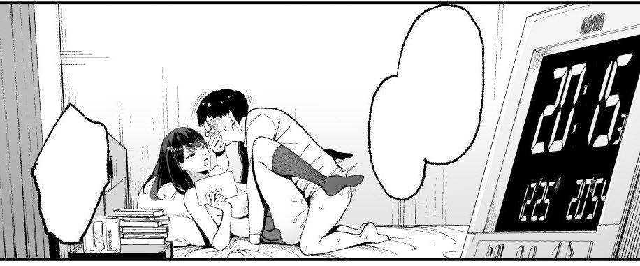 正常位で挿入するオタクとキスを避けようとする女子高生