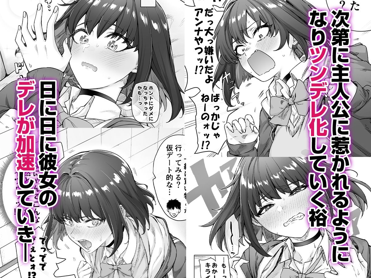 次第に主人公に惹かれるようになりツンデレ化していくヒロイン。日に日に彼女のデレが加速していき...