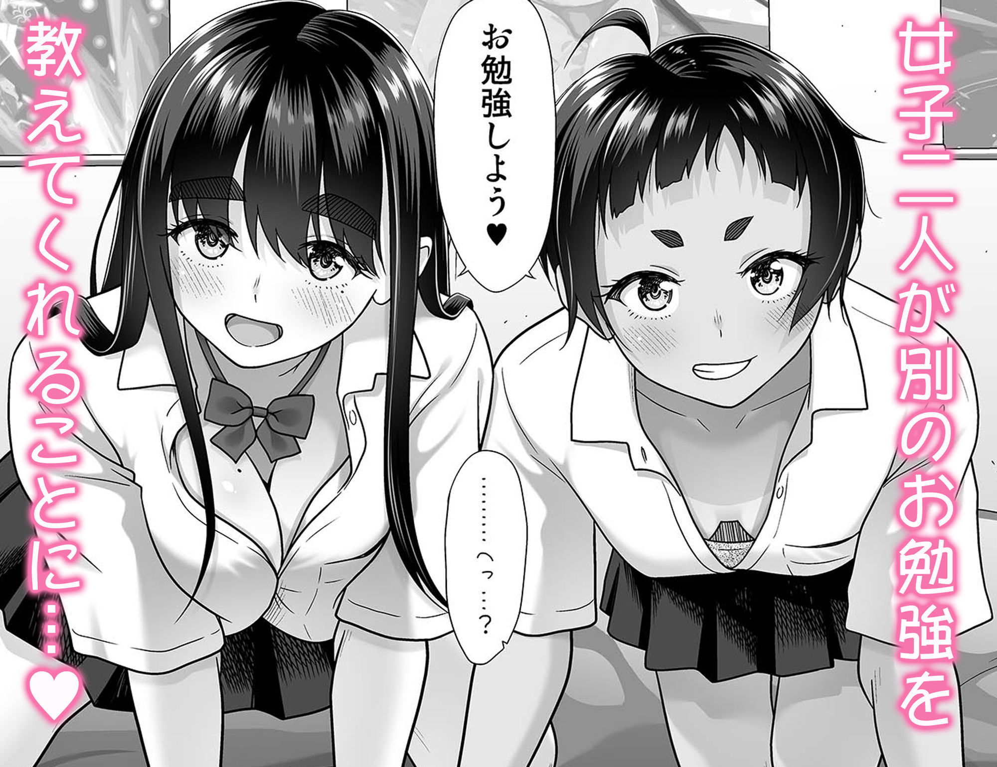 女子二人がセックスのお勉強を教えてくれることに